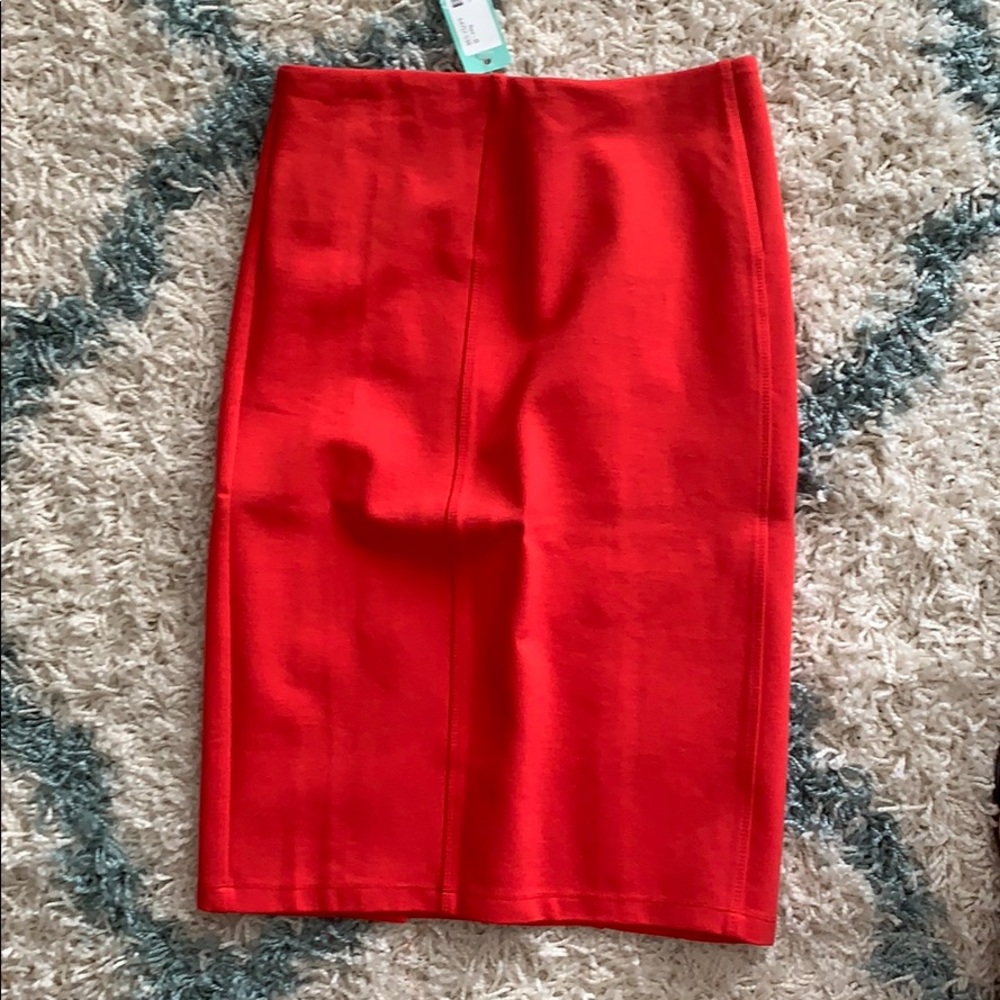 Brand new pencil red skirt